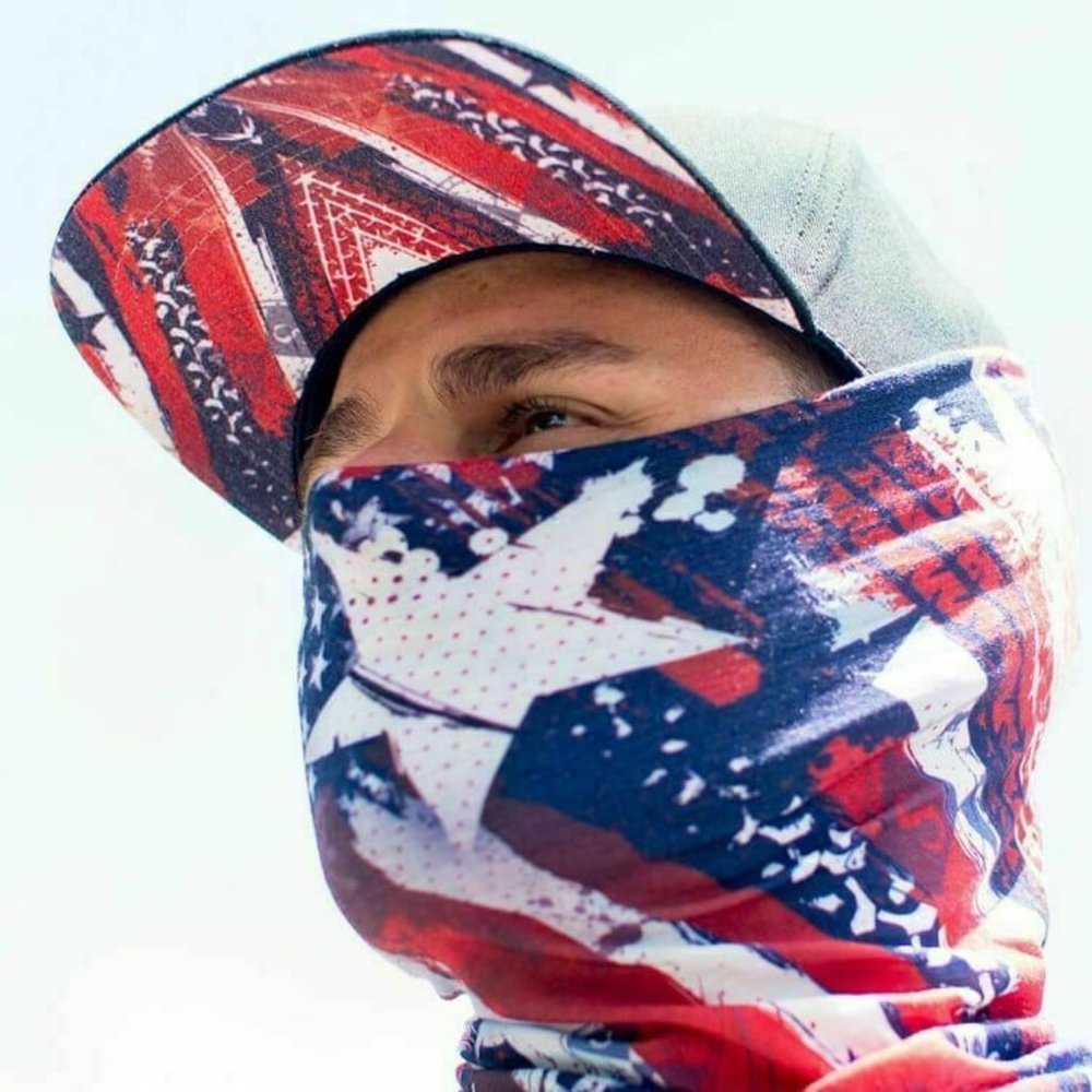 USA Rustic Salt Armour SA Face Shield Sun Mask
